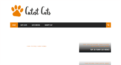 Desktop Screenshot of cutestcats.us