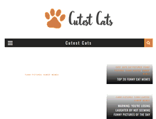 Tablet Screenshot of cutestcats.us